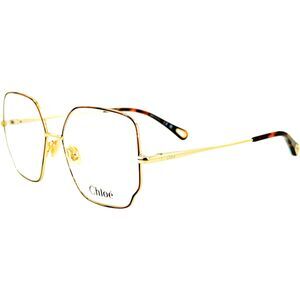 Chloe CH0096O Womens Metal Eyeglass Frame 008 Havana 53-15 Italy